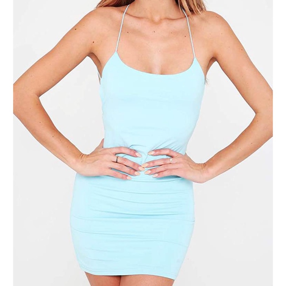 Sexy Bodycon Backless Mini Dress